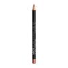 NYX Professional Makeup Slim Lip Pencil Konturówka do ust dla kobiet 1 g Odcień 828 Ever