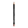 NYX Professional Makeup Slim Lip Pencil Konturówka do ust dla kobiet 1 g Odcień 860 Peekaboo Neutral