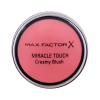Max Factor Miracle Touch Creamy Blush Róż dla kobiet 3 g Odcień 14 Soft Pink
