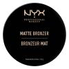 NYX Professional Makeup Matte Bronzer Bronzer dla kobiet 9,5 g Odcień 05 Deep Tan