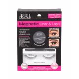 Ardell Magnetic Liner & Lash 110 Zestaw Magnetyczne rzęsy 110 1 para+ Magnetyczny eyeliner 2 g Black + Pędzelek do eyelinera 1 szt