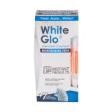 White Glo Diamond Series Whitening Pen Zestaw Wybielający flamaster 2,5 ml + Paski do wybielania zębów 7 szt Uszkodzone pudełko