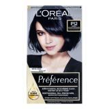 L'Oréal Paris Préférence Farba do włosów dla kobiet 60 ml Odcień P12 Blue Black Pearl