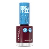 Rimmel London Kind & Free Lakier do paznokci dla kobiet 8 ml Odcień 157 Berry Opulence