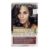 L'Oréal Paris Excellence Creme Triple Protection Farba do włosów dla kobiet 48 ml Odcień 5U Light Brown
