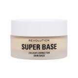 Makeup Revolution London Superbase Yellow Colour Corrector Skin Base Baza pod makijaż dla kobiet 25 ml