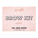 Barry M Brow Kit Zestawy i palety do brwi dla kobiet 4,5 g Odcień Light
