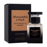Abercrombie & Fitch Authentic Night Woda toaletowa dla mężczyzn 30 ml