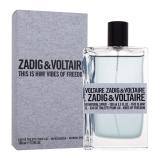 Zadig & Voltaire This is Him! Vibes of Freedom Woda toaletowa dla mężczyzn 100 ml Uszkodzone pudełko
