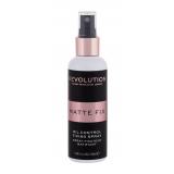 Makeup Revolution London Matte Fix Oil Control Spray Utrwalacz makijażu dla kobiet 100 ml