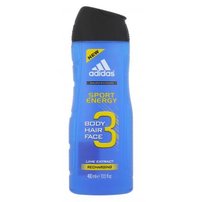 Adidas 3in1 Sport Energy Żel pod prysznic dla mężczyzn 400 ml