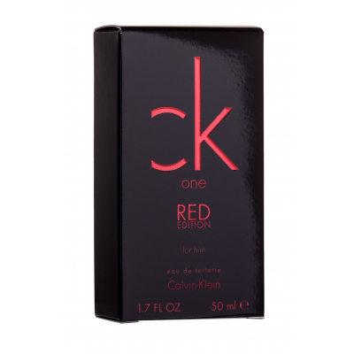 Calvin Klein CK One Red Edition For Him Woda toaletowa dla mężczyzn 50 ml