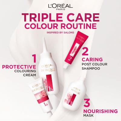 L&#039;Oréal Paris Excellence Creme Triple Protection Farba do włosów dla kobiet 48 ml Odcień 500 Natural Brown