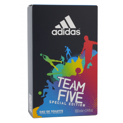 Adidas Team Five Woda toaletowa dla mężczyzn 100 ml Uszkodzone pudełko
