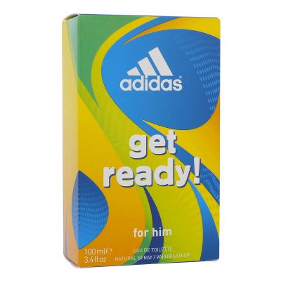Adidas Get Ready! For Him Woda toaletowa dla mężczyzn 100 ml Uszkodzone pudełko