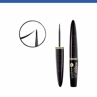 BOURJOIS Paris Liner Pinceau 16h Eyeliner dla kobiet 2,5 ml Odcień Ultra Black