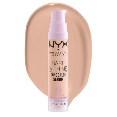 NYX Professional Makeup Bare With Me Serum Concealer Korektor dla kobiet 9,6 ml Odcień 02 Light