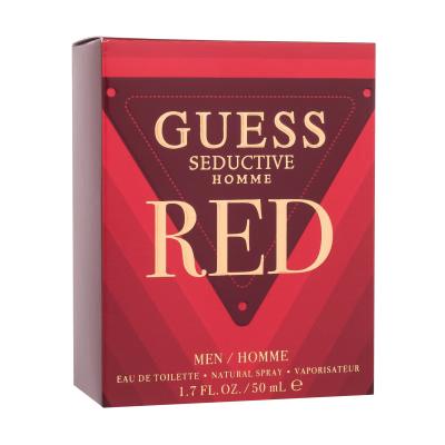GUESS Seductive Homme Red Woda toaletowa dla mężczyzn 50 ml Uszkodzone pudełko