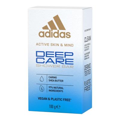Adidas Deep Care Shower Bar Mydło w kostce dla kobiet 100 g