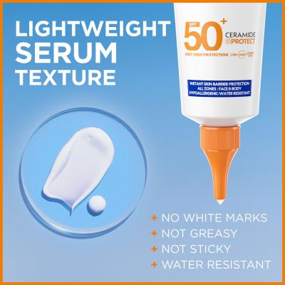 Garnier Ambre Solaire Sensitive Advanced Serum SPF50+ Preparat do opalania ciała 125 ml
