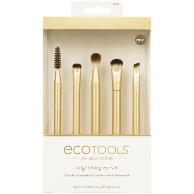 EcoTools Precious Metals Brightening Eye Set Pędzel do makijażu dla kobiet Zestaw