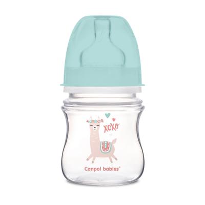 Canpol babies Exotic Animals Easy Start Anti-Colic Bottle Green 0m+ Butelki dla niemowląt dla dzieci 120 ml