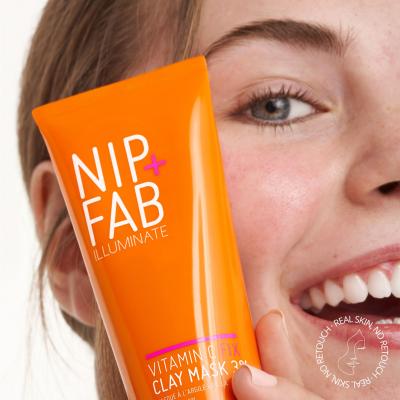NIP+FAB Illuminate Vitamin C Fix Clay Mask 3% Maseczka do twarzy dla kobiet 75 ml