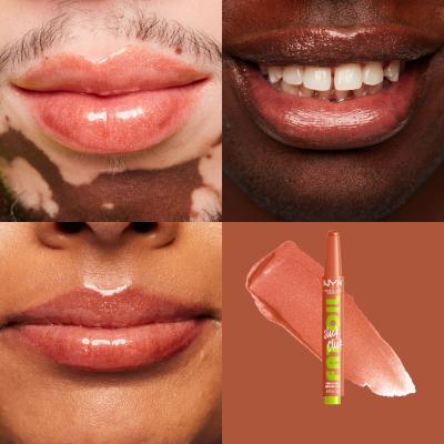NYX Professional Makeup Fat Oil Slick Click Balsam do ust dla kobiet 2 g Odcień 06 Hits Different