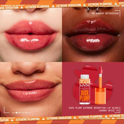 NYX Professional Makeup Duck Plump Błyszczyk do ust dla kobiet 6,8 ml Odcień 19 Cherry Spice