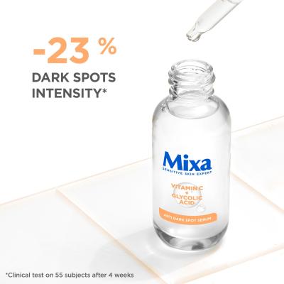 Mixa Vitamin C + Glycolic Acid Anti-Dark Spot Serum Serum do twarzy dla kobiet 30 ml