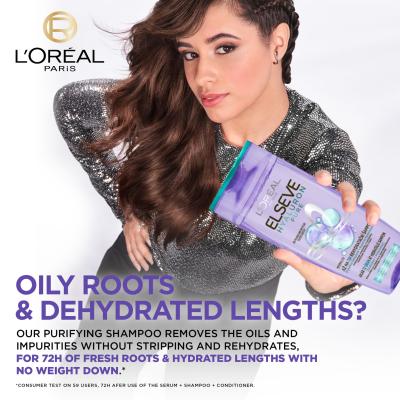 L&#039;Oréal Paris Elseve Hyaluron Pure Szampon do włosów dla kobiet 400 ml