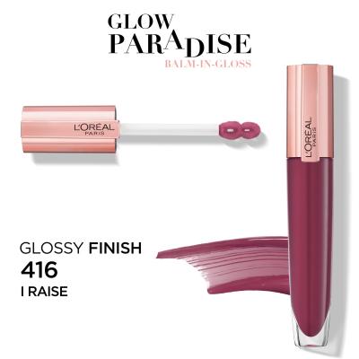 L&#039;Oréal Paris Glow Paradise Balm In Gloss Błyszczyk do ust dla kobiet 7 ml Odcień 416 Raise