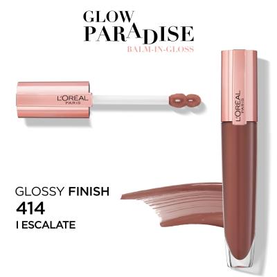 L&#039;Oréal Paris Glow Paradise Balm In Gloss Błyszczyk do ust dla kobiet 7 ml Odcień 414 Escalate