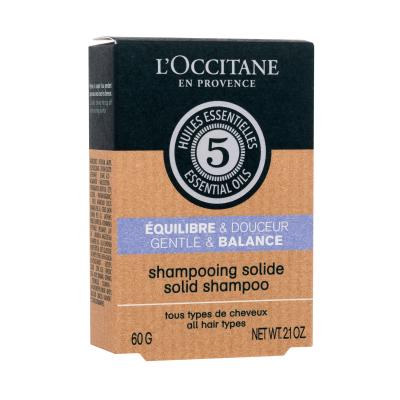 L&#039;Occitane Aromachology Gentle &amp; Balance Solid Shampoo Szampon do włosów dla kobiet 60 g