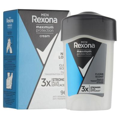 Rexona Men Maximum Protection Clean Scent Antyperspirant dla mężczyzn 45 ml