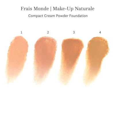 Frais Monde Make Up Naturale Compact, Covering Cream Powder Foundation Podkład dla kobiet 9 g Odcień 2