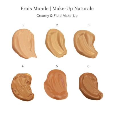 Frais Monde Make Up Naturale Creamy Foundation Podkład dla kobiet 30 ml Odcień 6