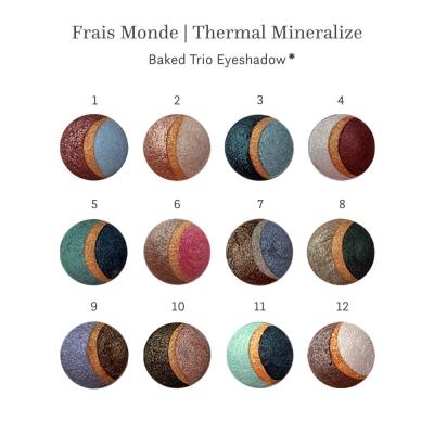 Frais Monde Thermal Mineralize Trio Cienie do powiek dla kobiet 2,2 g Odcień 8