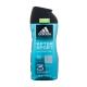 Adidas After Sport Shower Gel 3-In-1 New Cleaner Formula Żel pod prysznic dla mężczyzn 250 ml