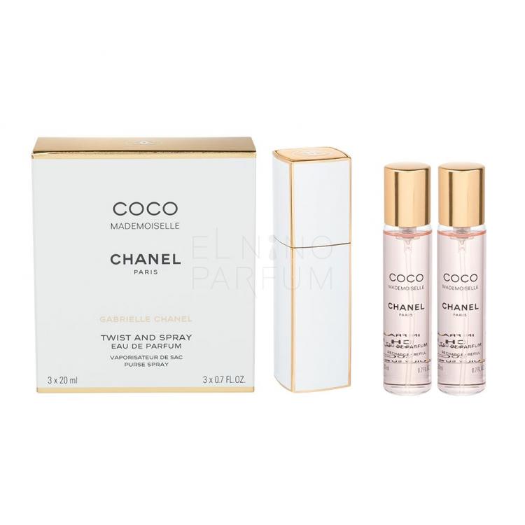 Chanel Coco Mademoiselle Woda perfumowana dla kobiet Twist and Spray 3x20 ml