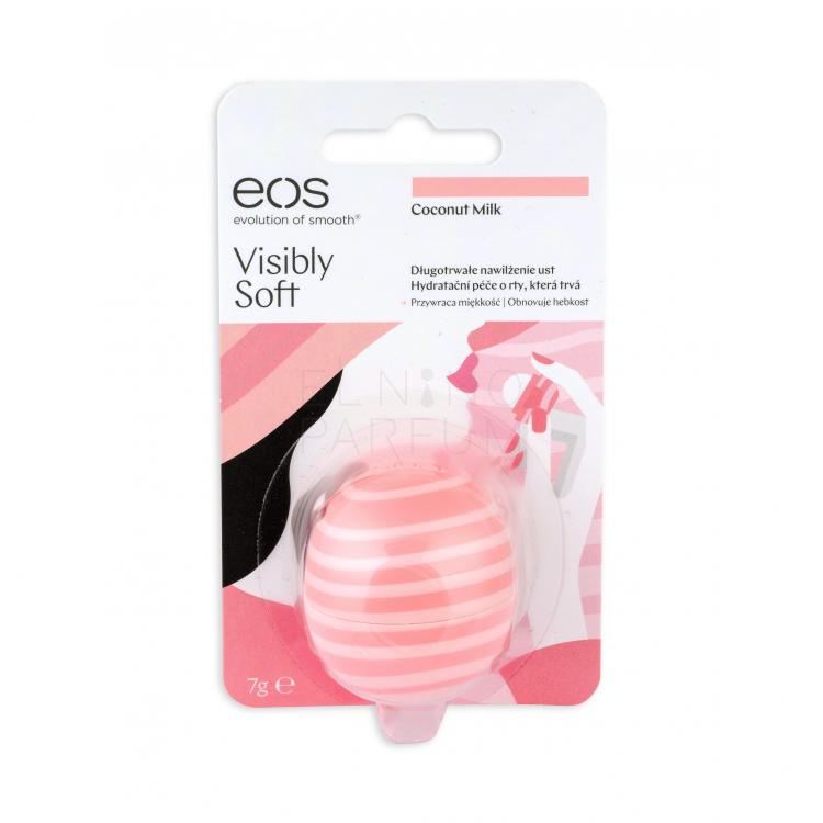 EOS Visibly Soft Balsam do ust dla kobiet 7 g Odcień Coconut Milk