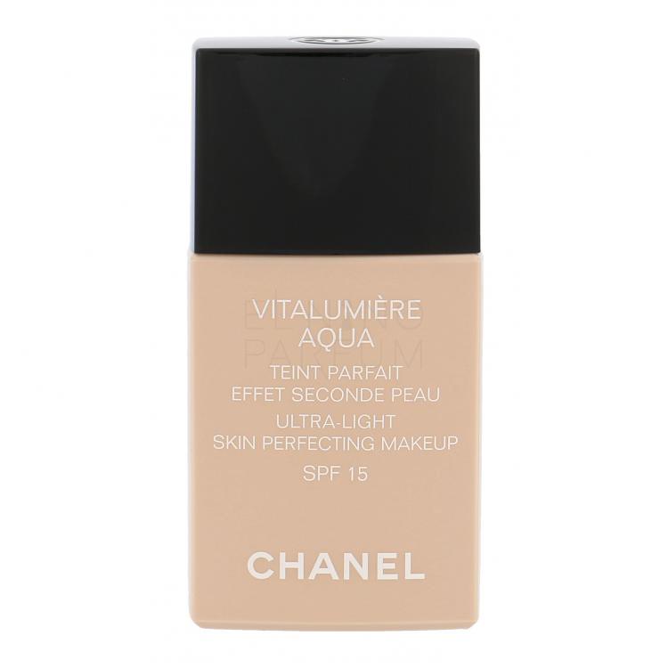 Chanel Vitalumière Aqua SPF15 Podkład dla kobiet 30 ml Odcień 22 Beige Rosé