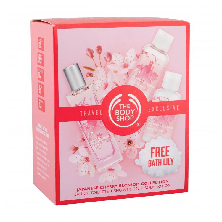 The Body Shop Japanese Cherry Blossom Zestaw Edt 50 ml + Żel pod prysznic 60 ml + Mleczko do ciała 60 ml