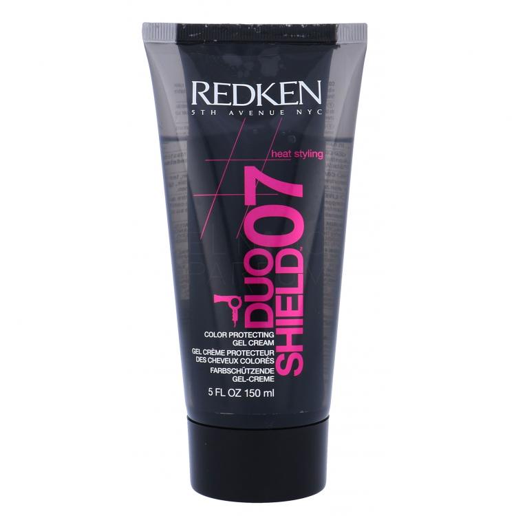 Redken Duo Shield 07 Color Protecting Gel Cream Stylizacja włosów na gorąco dla kobiet 150 ml