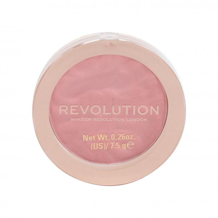 Makeup Revolution London Re-loaded Róż dla kobiet 7,5 g Odcień Rhubarb &amp; Custard