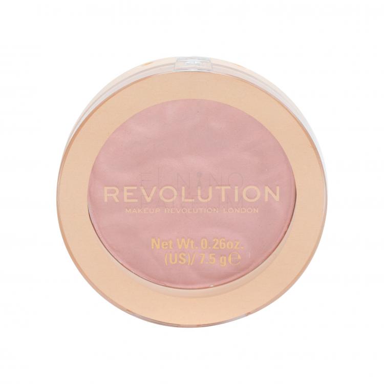 Makeup Revolution London Re-loaded Róż dla kobiet 7,5 g Odcień Peaches &amp; Cream