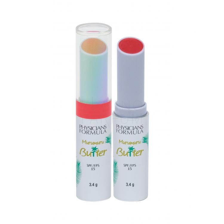 Physicians Formula Murumuru Butter Lip Cream SPF15 Balsam do ust dla kobiet 3,4 g Odcień Samba Red