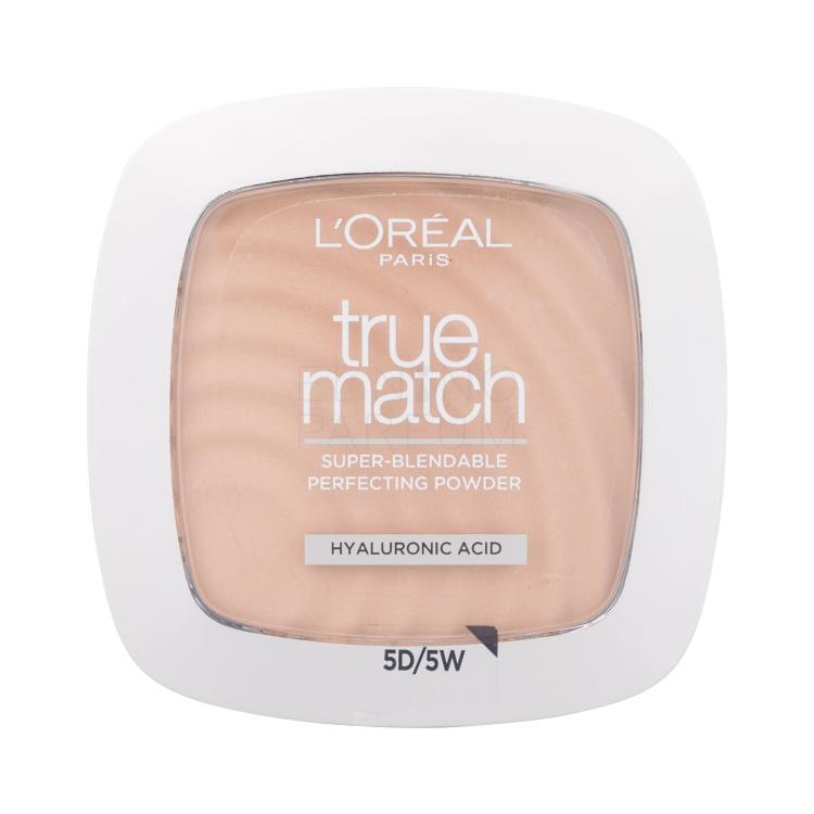 L&#039;Oréal Paris True Match Puder dla kobiet 9 g Odcień 5.D/5.W Dore Warm