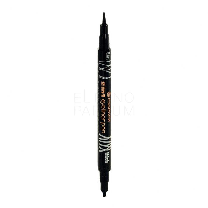 Essence Eyeliner Pen 2in1 Eyeliner dla kobiet 1 ml Odcień Black