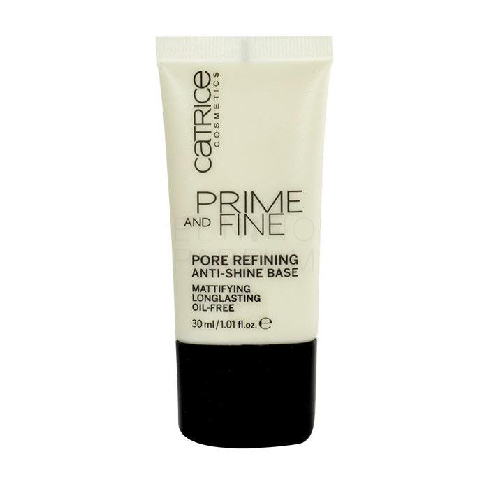 Catrice Prime And Fine Pore Refining Anti-shine Baza pod makijaż dla kobiet 30 ml